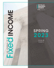 The Journal of Fixed Income cover