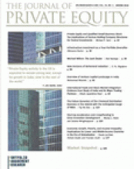 The Journal of Private Equity (Retired) cover